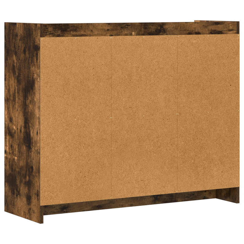 Bufet Stejar fumuriu 98,5 x 33 x 80 cm Lemn prelucrat