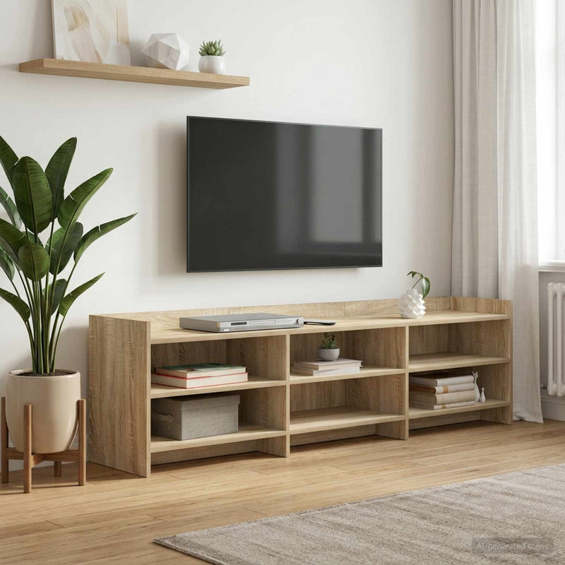 Cabinet TV 168 x 33 x 47 cm Stejar Sonoma Lemn prelucrat