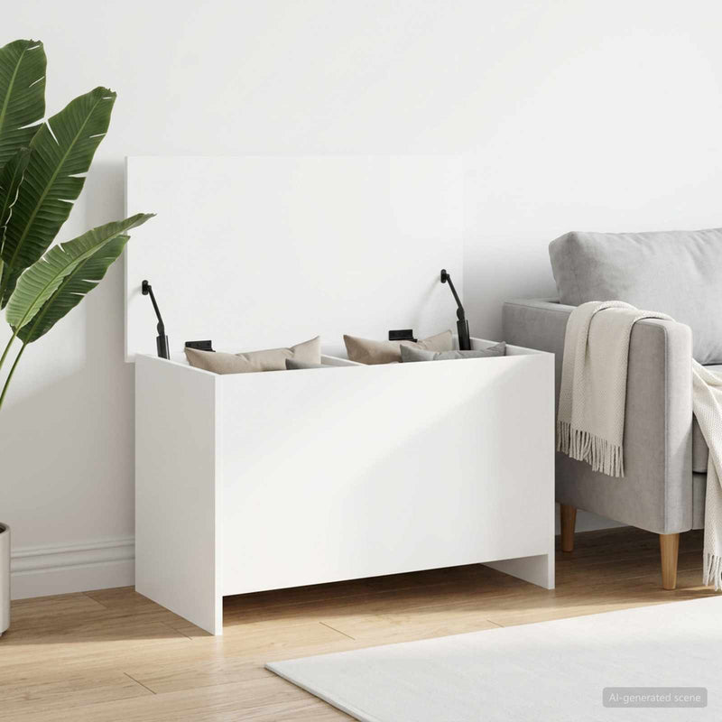Sertar de depozitare Alb 80 x 40 x 50 cm Lemn prelucrat
