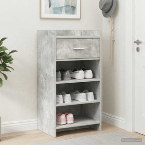 Dulap pentru pantofi Gri Beton 48 x 36 x 92 cm Lemn prelucrat