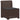 Sofa de grădină cu 3 locuri, cu perne, aspect de rattan PP Maro