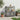 Unitate de rafturi 3 niveluri 100 x 40 x 96 cm PP Gri deschis