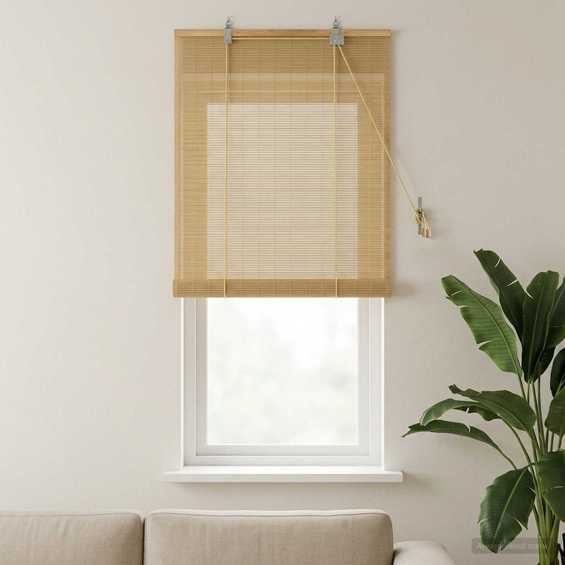Rulou textil natural 40 x 160 cm Bambus