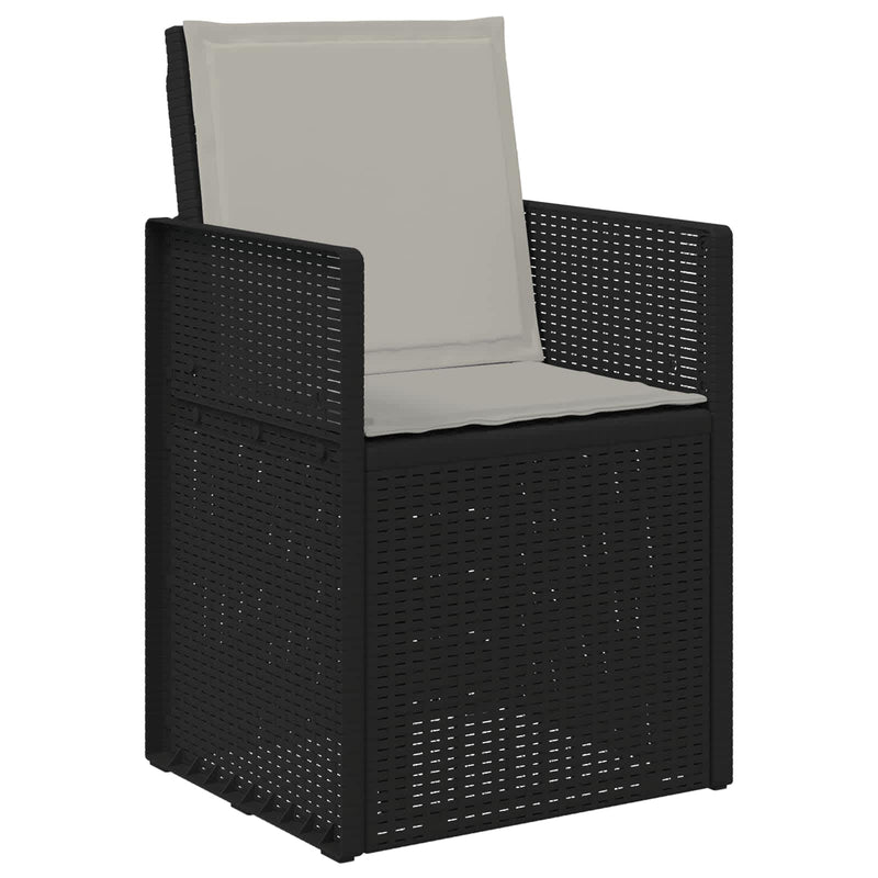 Set de masă pentru grădină 5 buc. Antracit, Gri deschis PP