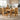 Set de dining 5 buc. Negru Lemn de stejar masiv