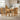 Set de dining 5 buc. Bej Lemn de stejar masiv