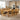 Set de dining 9 buc. Negru Lemn de stejar masiv