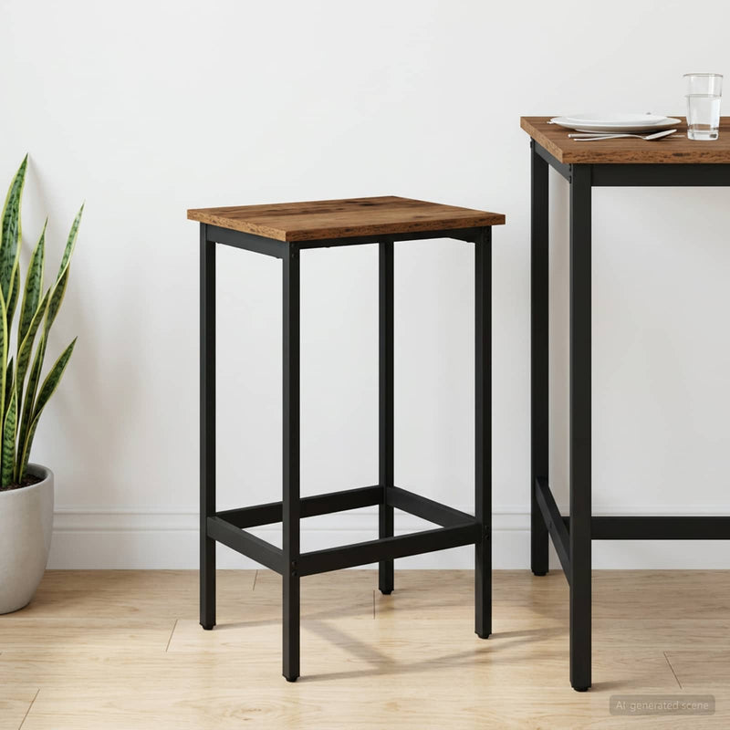 Scaun de bar Lemn vechi 40 x 32 x 64 cm Lemn prelucrat