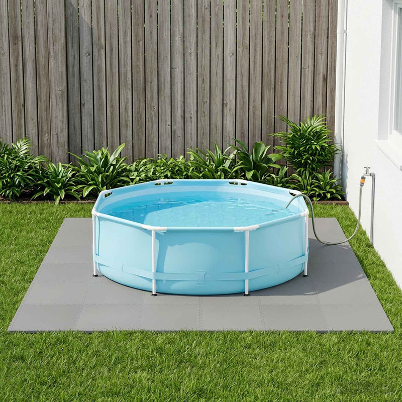 Covor de bazin pentru piscină 24 buc. Gri 8,64 m² Spumă EVA