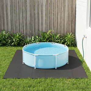 Covor de bazin pentru piscină 40 buc. Negru 14,4 m² Spumă EVA
