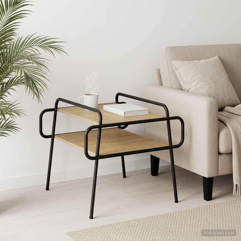 Masă de cafea Stejar Sonoma 60 x 60 x 51 cm Lemn prelucrat
