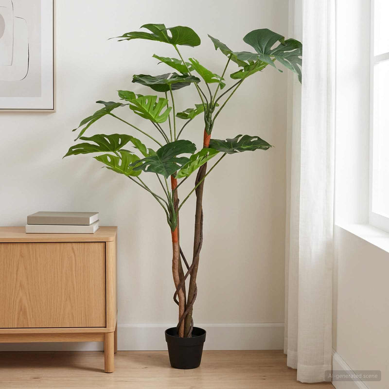 Planta artificială Monstera Verde 70 x 16 x 130 cm