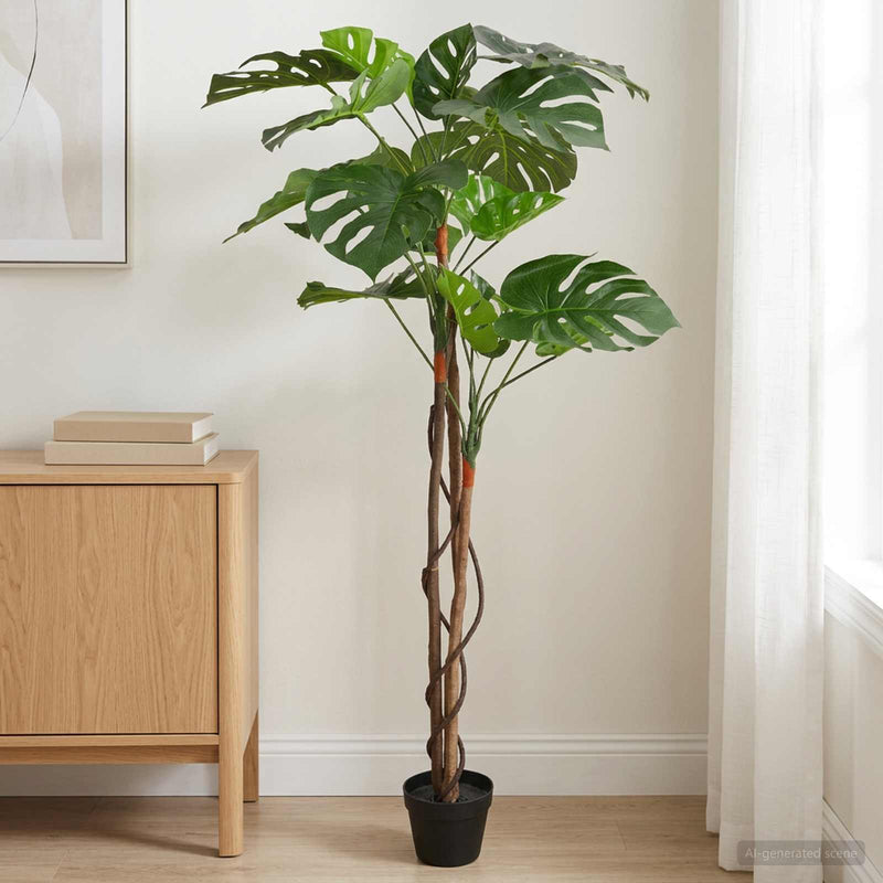 Planta artificială Monstera Verde 94 x 18 x 170 cm