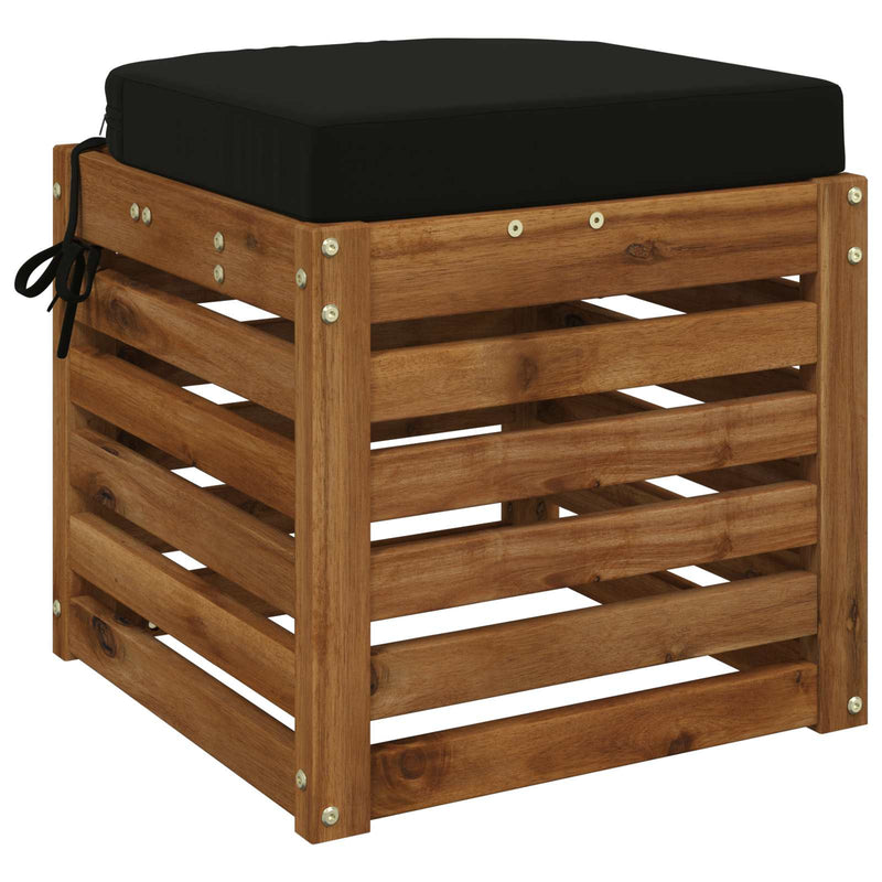 Perna de 1 piesă SOEST 100% Polyester Negru 40 x 40 x 7 cm