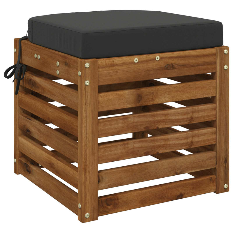 Perna de 1 piesă SOEST 100% Polyester Antracit 45 x 45 x 7 cm