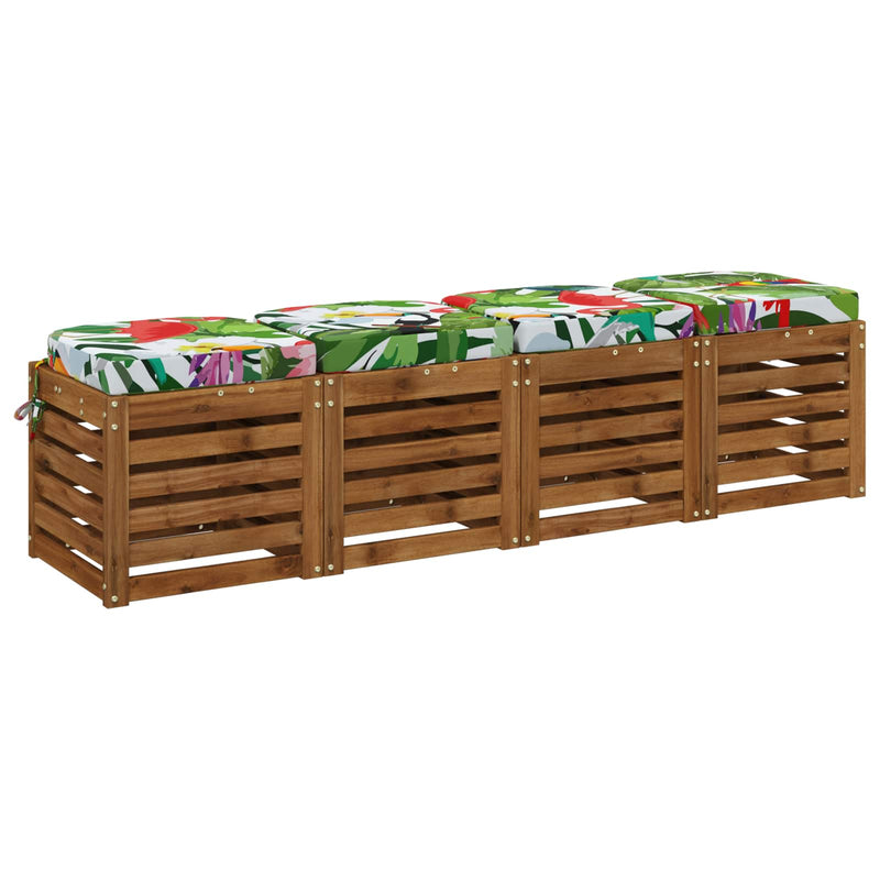 Set de perne de 4 piese SOEST 4 pcs 100% Polyester Multicolour