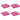 Set de perne de 4 piese SOEST 4 pcs 100% Polyester Roz