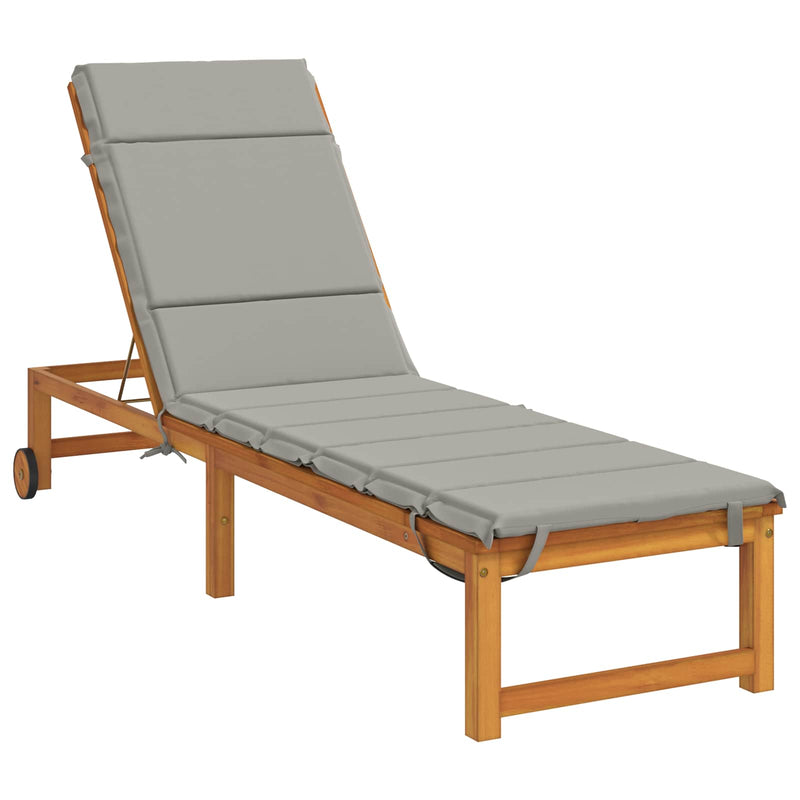 Perna pentru Șezlong GEMERT 100% Polyester Gri 200 x 50 x 3 cm