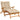Perna pentru Șezlong VIANEN 100% Polyester Crem 200 x 80 x 8 cm
