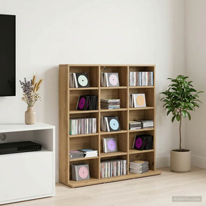 Dulap pentru CD-uri Stejar Artizanal 96 x 23,5 x 97,5 cm