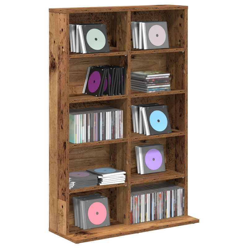 Dulap pentru CD-uri Lemn de stejar 65 x 23,5 x 97,5 cm