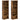 Dulap pentru CD-uri 2 buc. Stejar fumuriu 60 x 17 x 92 cm