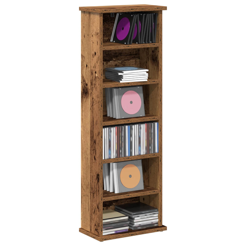 Dulap pentru CD-uri Lemn de stejar 60 x 17 x 92 cm