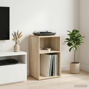 Dulap pentru discuri de vinil Stejar Sonoma 38 x 33 x 61 cm