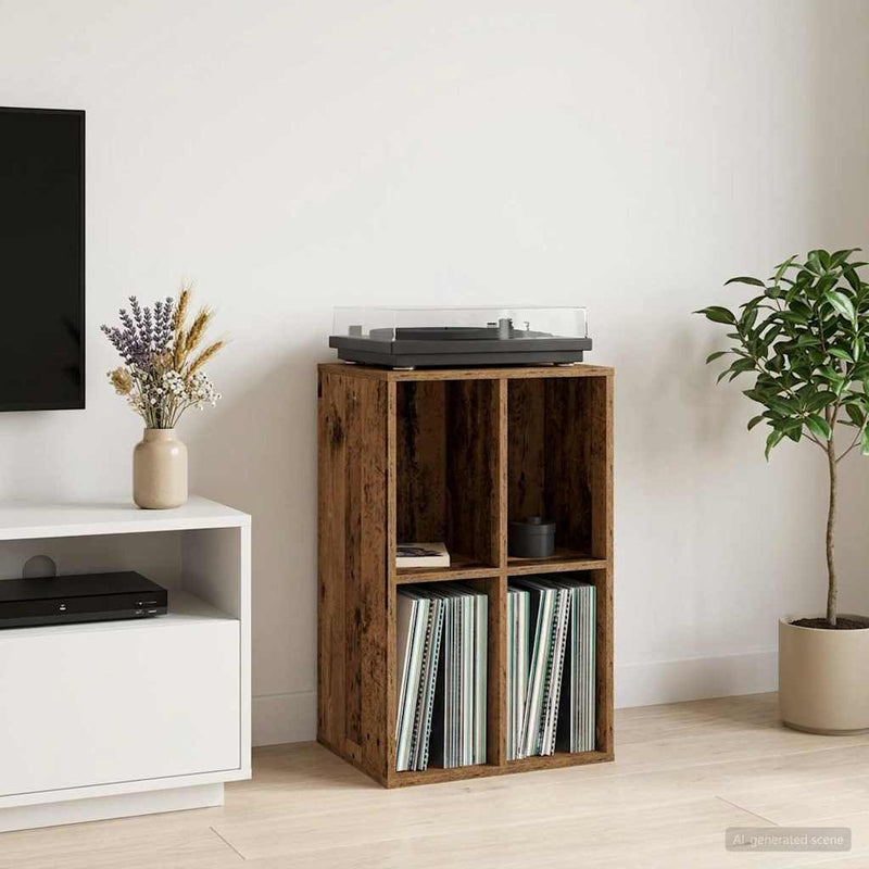 Dulap pentru discuri de vinil Lemn de stejar