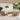Set de canapele de exterior Alb Natural și Crem Poliester