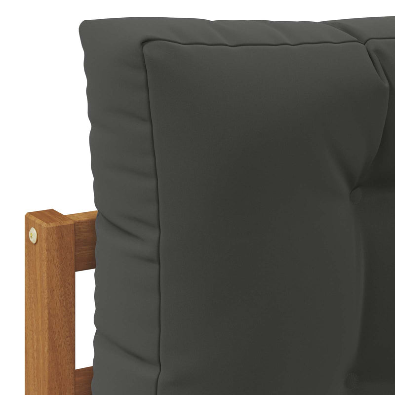 Canapea de exterior Lemn de acacia solid și poliester