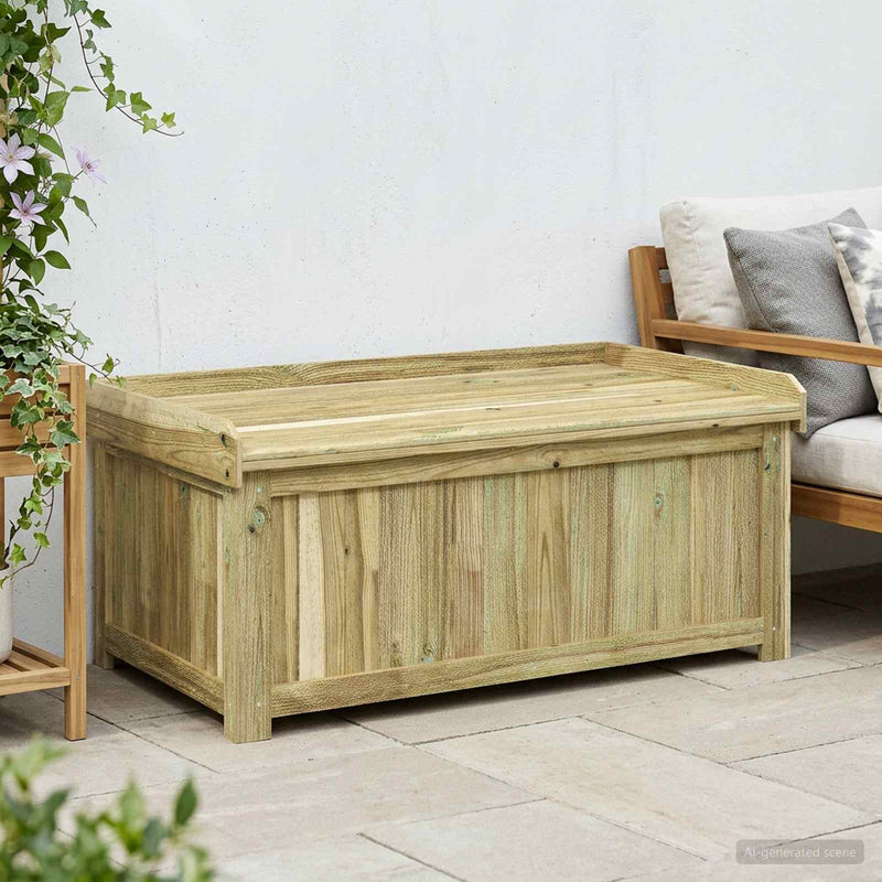 Cutie pentru perne de exterior Lemn de pin tratat