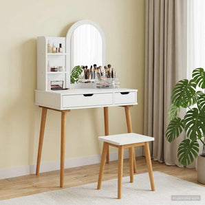 Set de Dressing FAUSKE 3 buc. Alb 76 x 50 x 143 cm