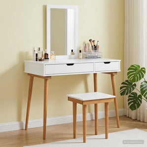 Set de Dressing FAUSKE 3 buc. Alb 100 x 50 x 143 cm