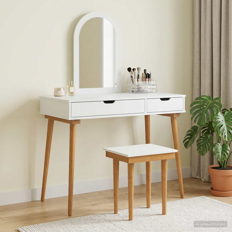 Set de Dressing FAUSKE 3 buc. Alb 100 x 50 x 143 cm