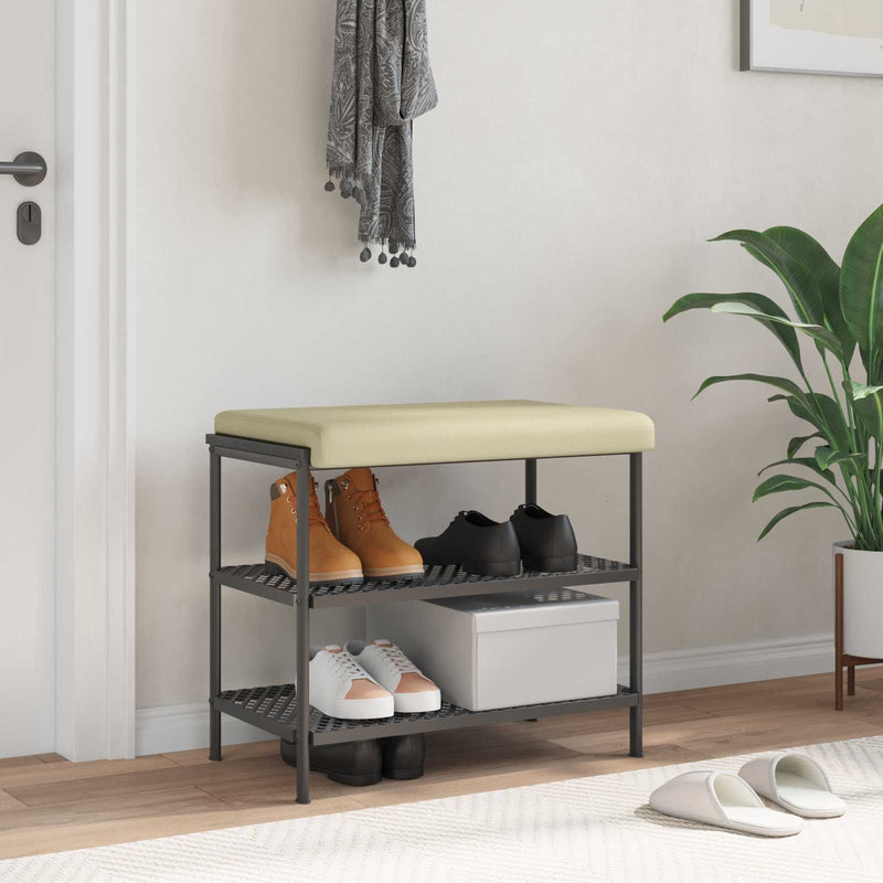 Perna pentru bancă Piele artificială Crem Adâncime 35 cm