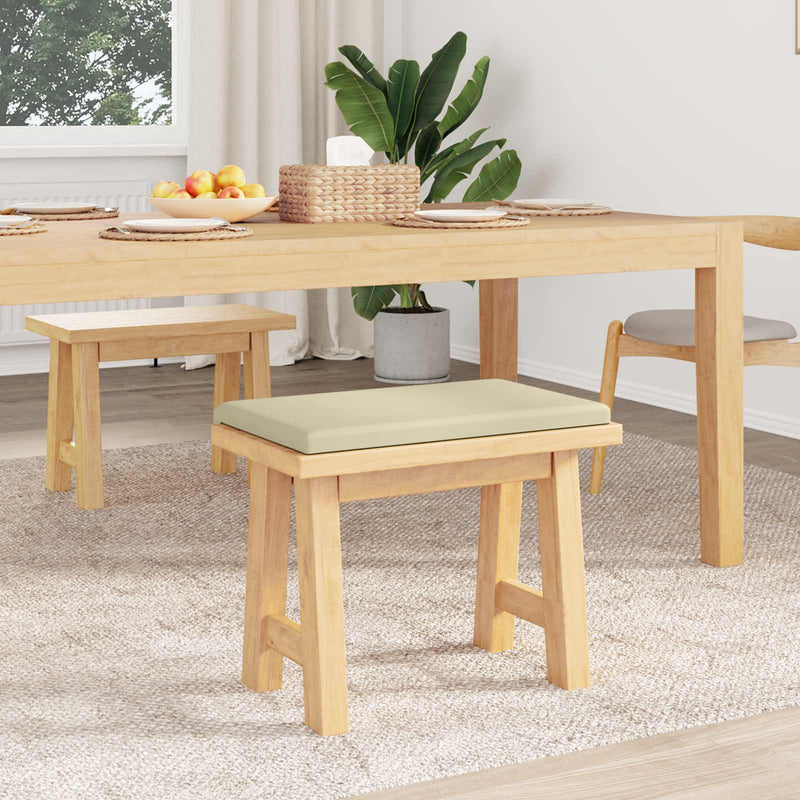 Perna pentru bancă Piele artificială Crem Adâncime 35 cm