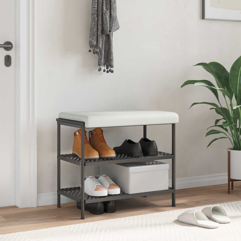Perna pentru bancă Piele artificială Alb Adâncime 35 cm