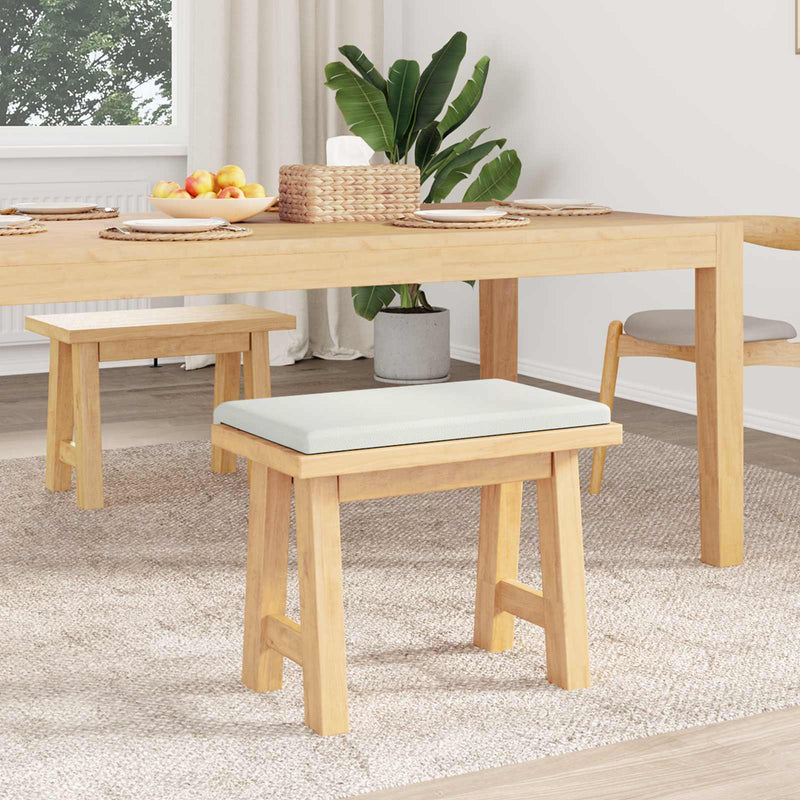 Perna pentru bancă Piele artificială Alb Adâncime 35 cm
