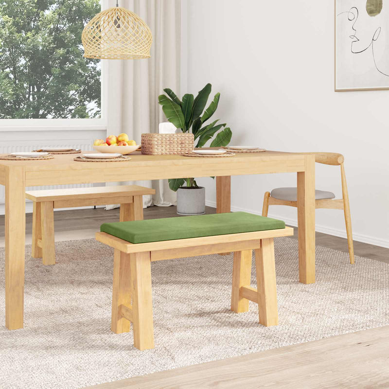 Perna pentru bancă Catifea Verde deschis Adâncime 35 cm