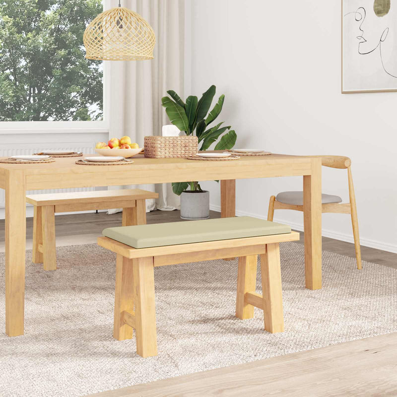 Perna pentru bancă Piele artificială Crem Adâncime 35 cm