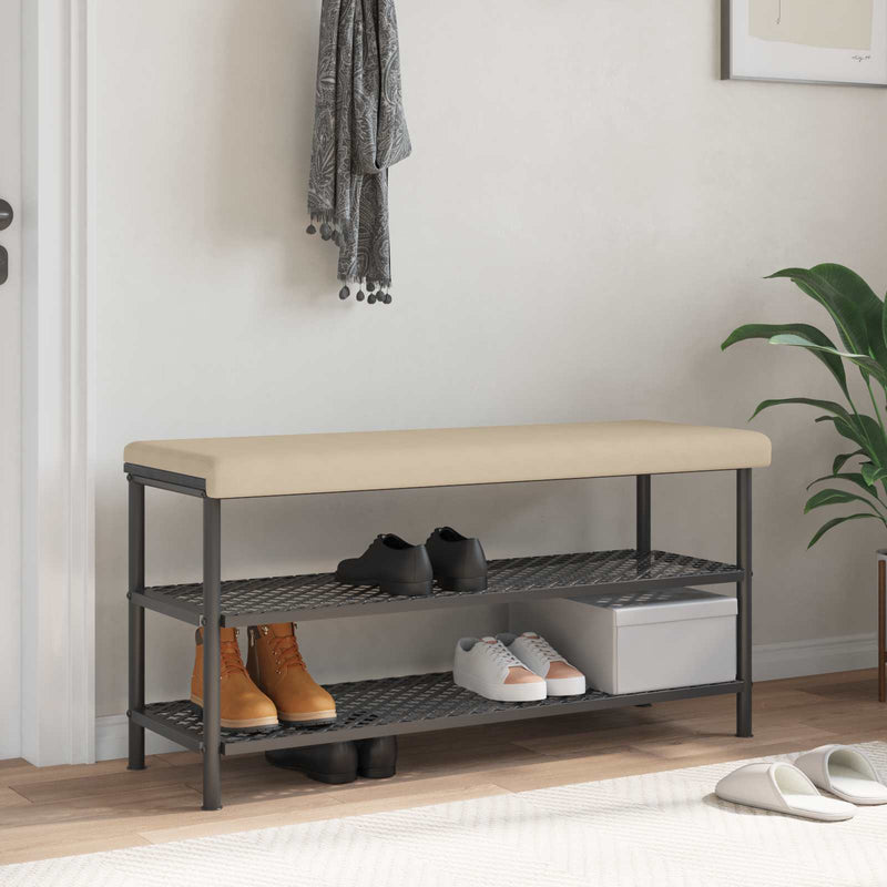 Perna pentru bancă Microfibră Crem Adâncime 35 cm