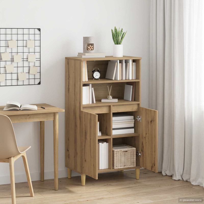 Bufet Stejar Artizanal 60 x 36 x 110 cm Lemn prelucrat