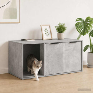 Mobilier pentru pisici Gri Beton 100 x 49 x 45 cm