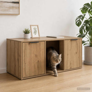 Mobilier pentru pisici Stejar Artizanal 100 x 49 x 45 cm