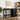 Set birou și cabinet 2 buc. Negru Lemn masiv de pin