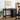 Set birou și cabinet 2 buc. Negru Lemn masiv de pin