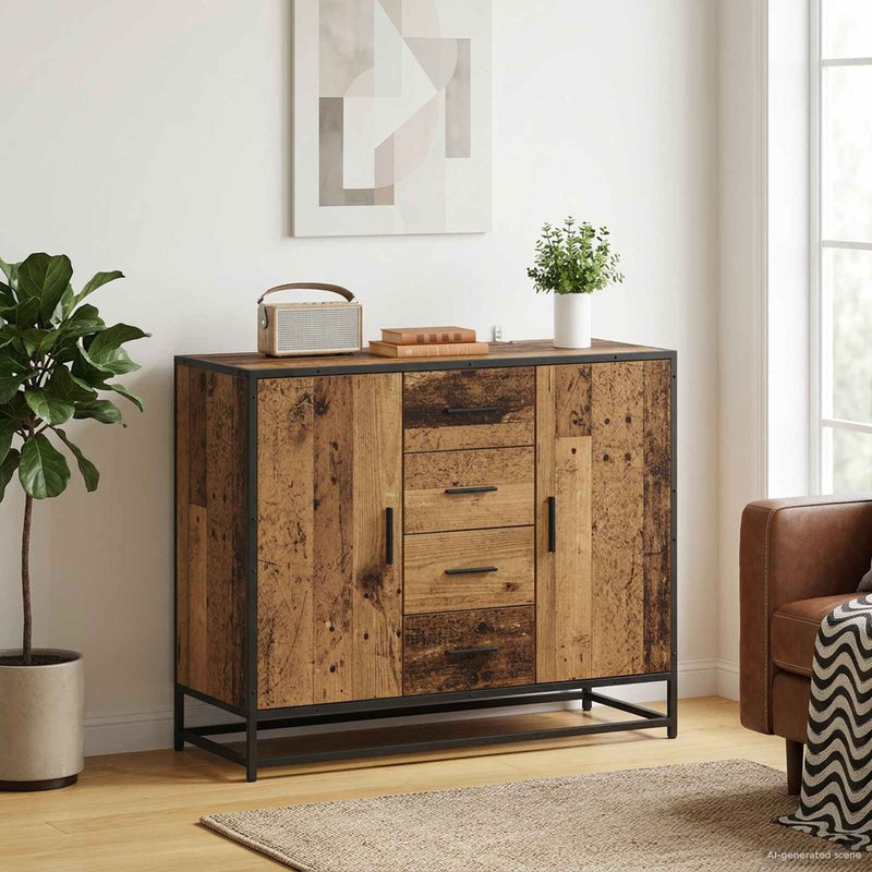 Bufet Lemn de stejar 92 x 35 x 76 cm Lemn prelucrat