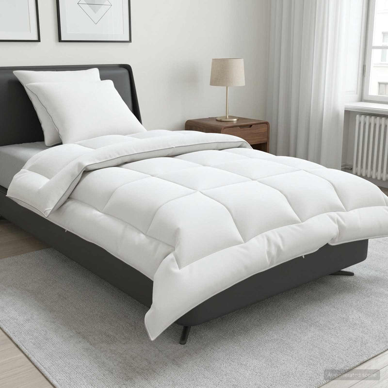 Set de plapumă și perne 3 buc. 155x220 cm Iarnă 450 GSM Lână