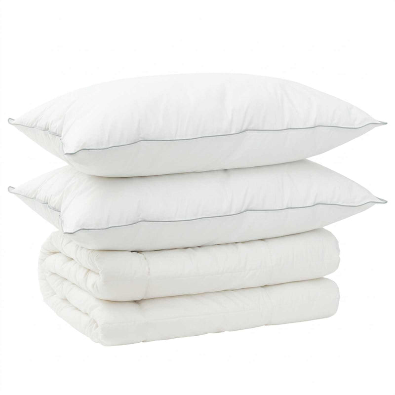 Set de plapumă și perne 3 buc. 220x240 cm Iarnă 450 GSM Lână